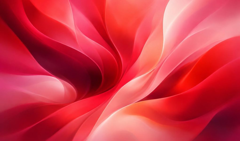 nuances-rouge-rose-formes-fluides