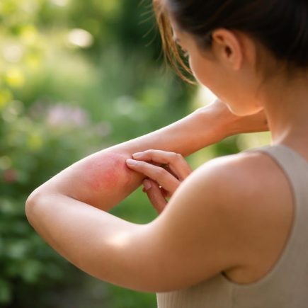 personne-dos-examinant-bras-jardin