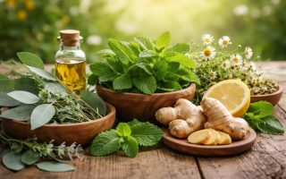plantes-medicinales-eucalyptus-menthe-gingembre