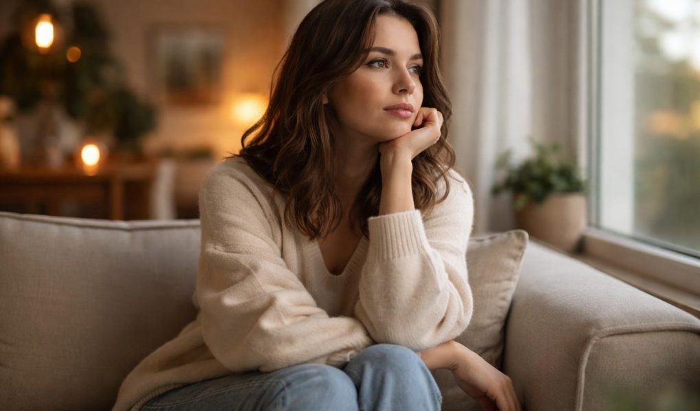 femme-canape-regard-lumiere-fenetre