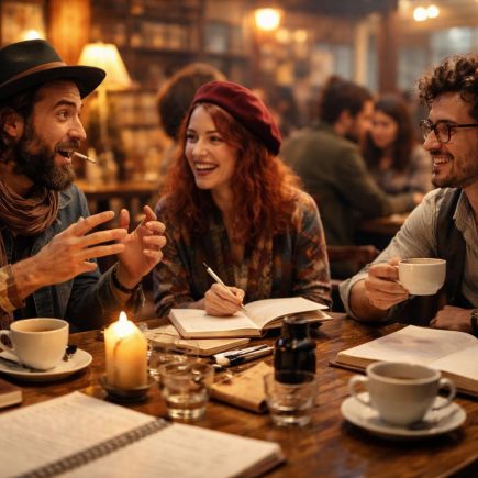 cafe-poetes-boheme-discussions-animees