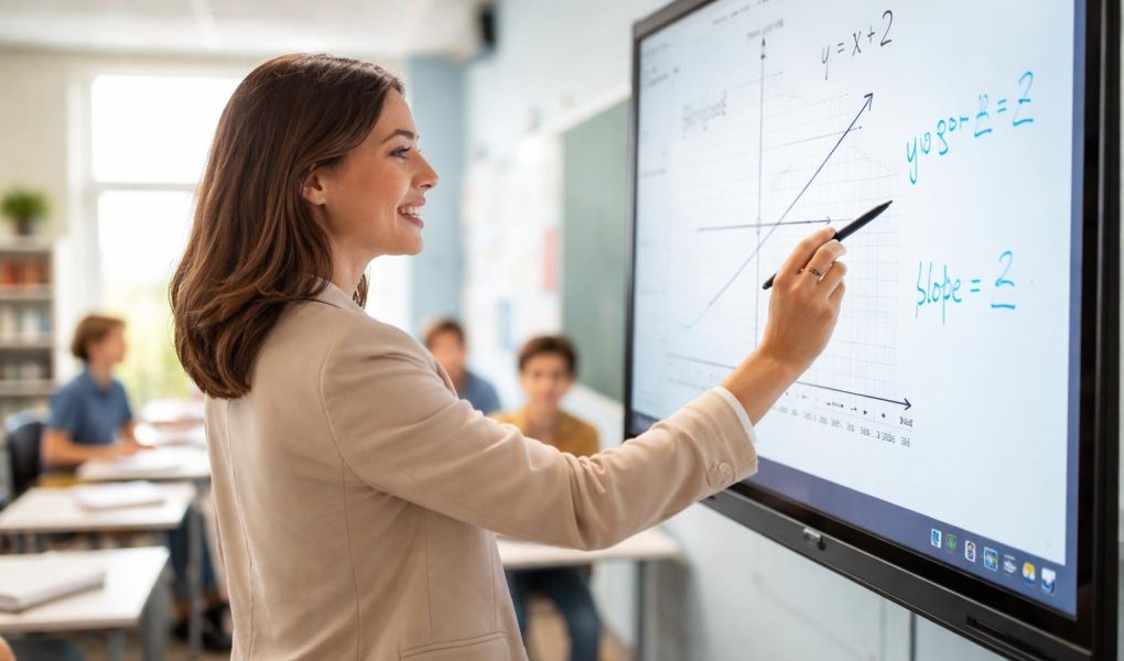 enseignant-tableau-numerique-salle-classe