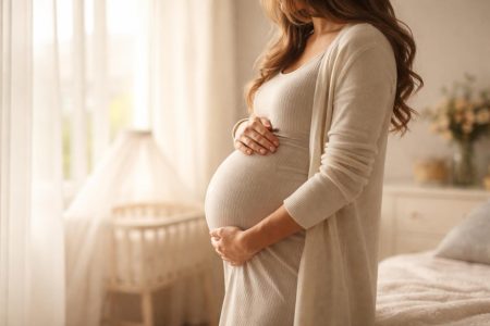 femme-enceinte-dos-fenetre-berceau